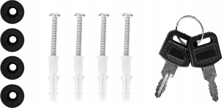 Easy installation including accessories