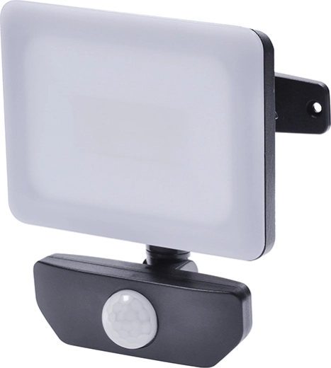 Solight LED reflektor Quick z gibalnim senzorjem 10 W, 850 lm, 4000 K, IP44, črn