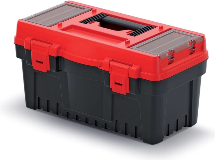 Plastičen kovček za orodje EVO 47,6 × 26 × 25,6 cm, rdeč