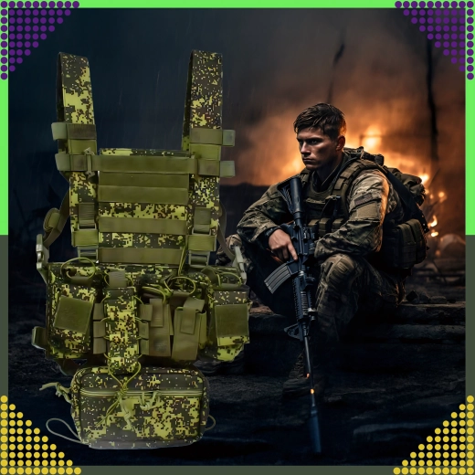Lahka in vzdržljiva zasnova z laser-cut MOLLE