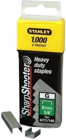 Sponke 6 mm iz pocinkovanega jekla STANLEY, 1000 kos