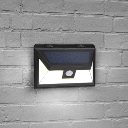 Solarni LED-reflektor s senzorjem gibanja in 3 COB-LED-diodami