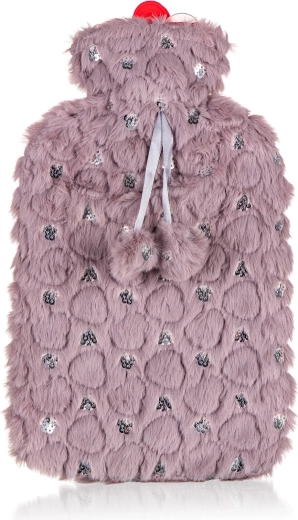 Grelnik z mehkim plišastim ovitkom 2 l