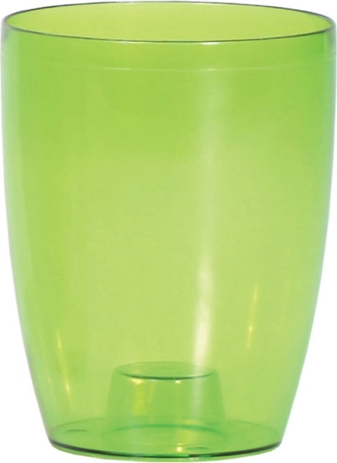 Cvetlični lonec Coubi Orchid 16 cm prozorno zelen