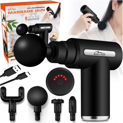 Masažna pištola Massage Gun s 4 nastavki
