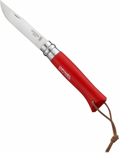 Opinel No.08 Trekking Red pocket knife 8.5 cm, red beech