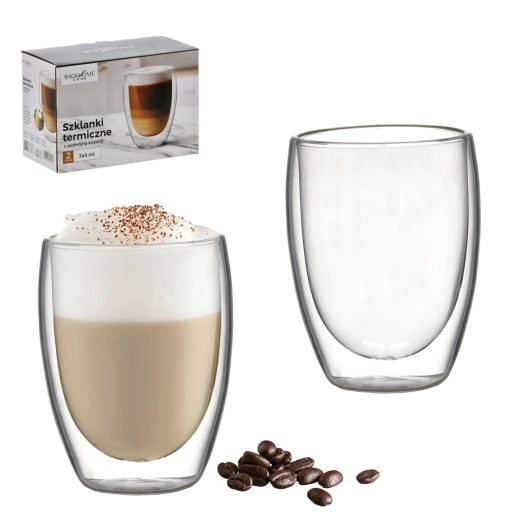 Termo kozarci z dvojno steno 345 ml – set 2 kosov