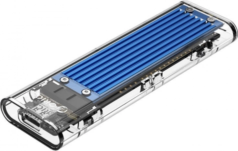 Orico ohišje za SSD M.2 NVMe z USB‑C 3.1 Gen 2, 10 Gb/s (modro)