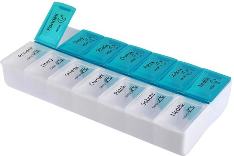 Razdelilnik zdravil TORO za 7 dni – jutro in večer