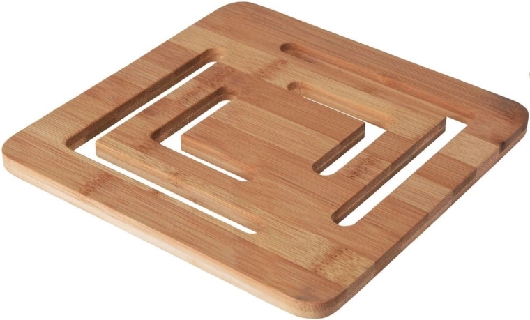 Bambusov podstavek za lonec 20 × 20 cm