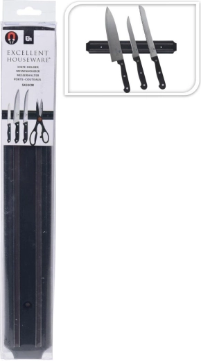 Magnetni nosilec za nože 33 cm – črn