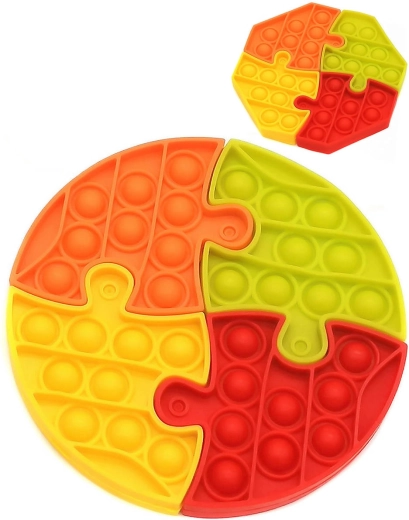 Pop it puzzle antistresna sestavljanka bubble pops 15 cm - 1 kos