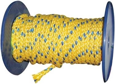 Pletene polipropilenske vrvi brez jedra 10 mm, barvne, 100 m