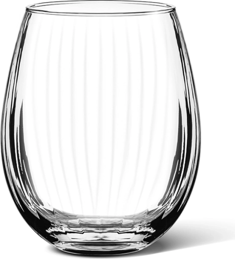 Plisirani kozarci 440 ml – komplet 4 kosov