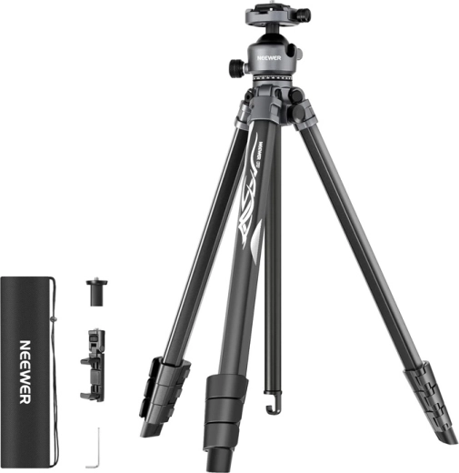 Potovalni aluminijasti stativ Neewer LT07 s kroglično glavo