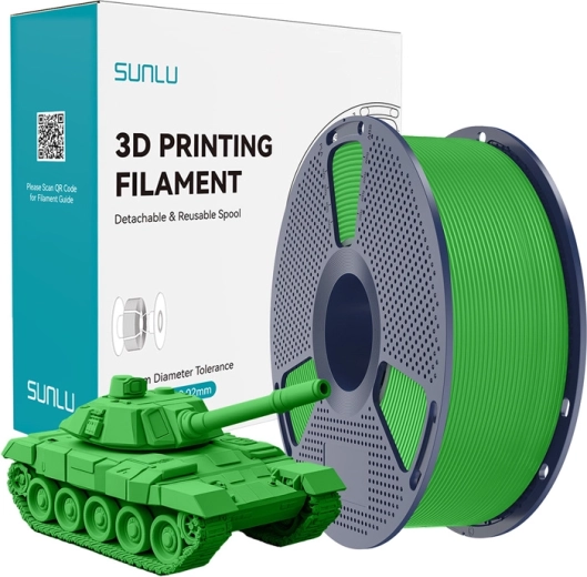 Sunlu PLA+ High‑Speed filament 1,75 mm – zelen