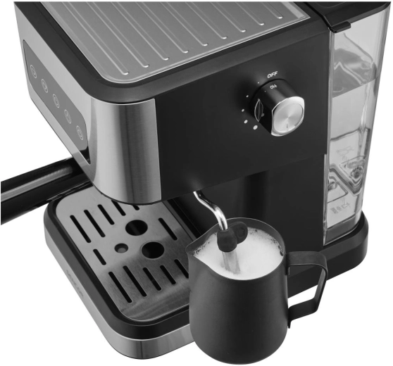 Steam nozzle for milk frothing