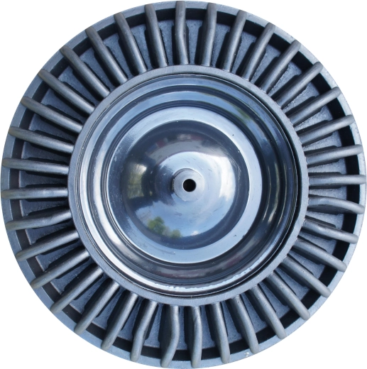 Kolo s polno gumo na pločevinastem disku – 2. kakovost, premer 390 mm