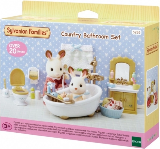 Podeželska kopalnica SYLVANIAN FAMILIES – komplet dodatkov