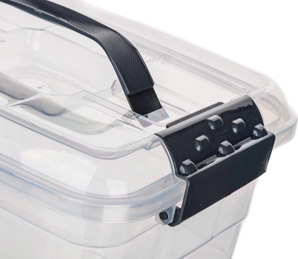 Varen pokrov z robustnima sponkama