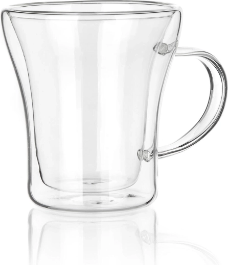 Steklen vrček z dvojnimi stenami 200 ml DOBLO