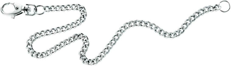 Člankasta veriga s karabinom in obročkom za ključe 43 cm