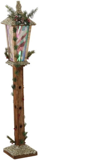 Christmas Wooden LED Lantern 120 cm