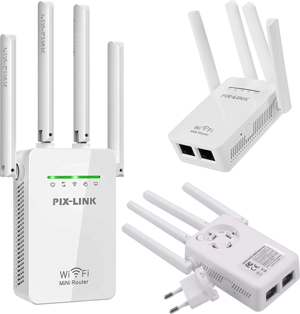 Zmogljiv WiFi ojačevalec signala 300Mbps WPS