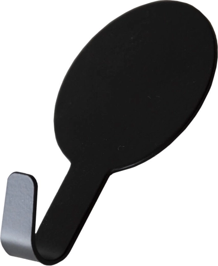 Samolepilni ovalni kavlji – črni (4 kosi)