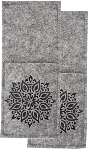 Mehak filc v elegantni sivi