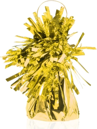 Folično utežno držalo za helijeve balone – zlato