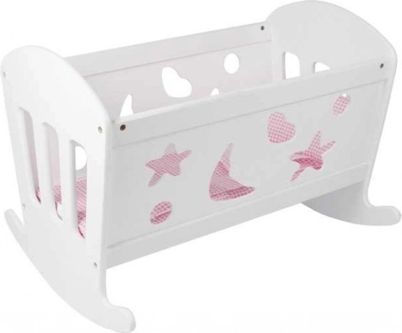 Small Foot Wooden Doll Cradle