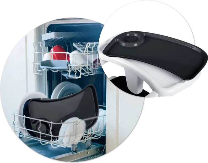 Enostavno čiščenje: snemljiv pladenj in vložek za pomivalni stroj