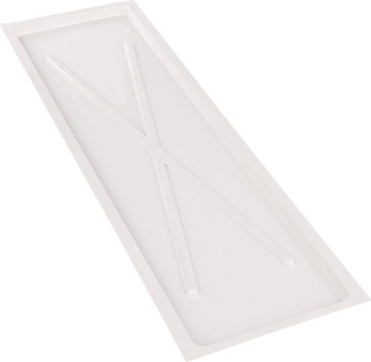 Metpol bela ozka odcejalna posodica 75 × 22,5 cm za dvonivojski odcejalnik 80 cm