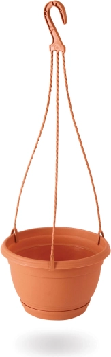 Viseči lonček s kavljem 24 cm terakota AGRO