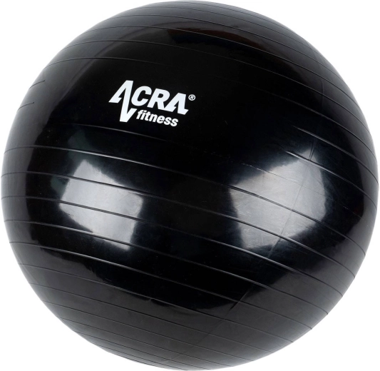Acra gimnastična žoga črna 85 cm