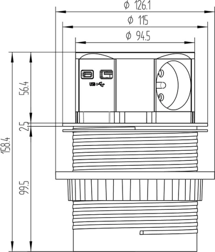 Easy installation and a clean appearance