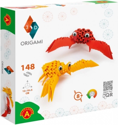 Origami 3D Rak kreativni komplet