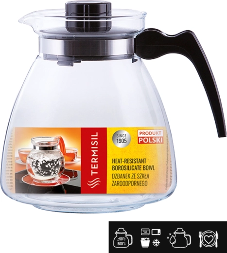 Ognjevzdržni stekleni vrč 2,1 l TERMISIL Ewa