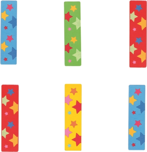 Bigjigs Toys lesena črka Zvezdica I