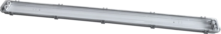 Solight protiprašno stropno svetilo za 2 LED-cevi T8 dolžine 120 cm
