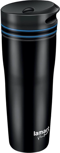 Termo lonček Lamart Manq 360 ml, črn