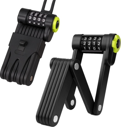 Folding combination bike lock Trizand