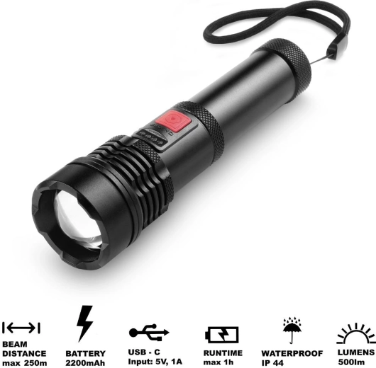Retlux Rechargeable Flashlight