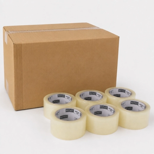 Prozoren pakirni lepilni trak HOTMELT 48 mm × 66 yd – 1 kos