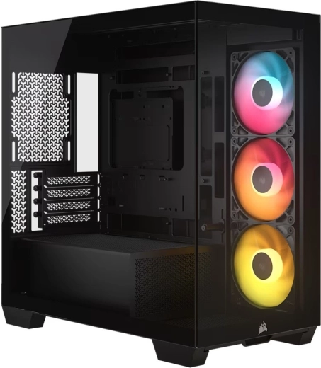 Računalniško ohišje Corsair 2800X RS-R ARGB mATX Panoramic – Črna
