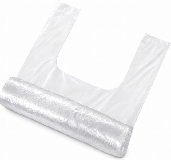 Trpežne enkratne plastične vrečke na roli 44 × 35 cm, 120 kosov