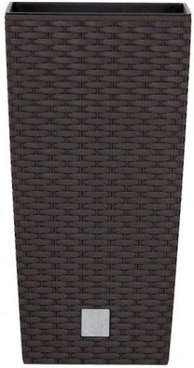 Sadilnik Rato Square temno rjav 40 × 40 × 75 cm