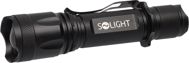 Solight polnilna LED-svetilka 600 lm Cree XM-L2 T6 z zoomom in Li-Ion-akumulatorjem