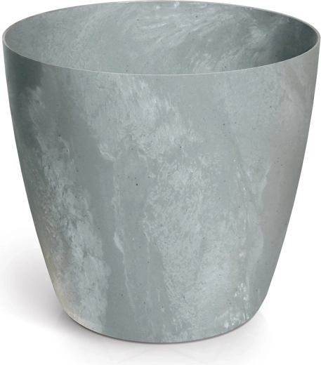 Flower pot with concrete effect 17.8 cm